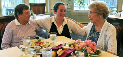 brunch table